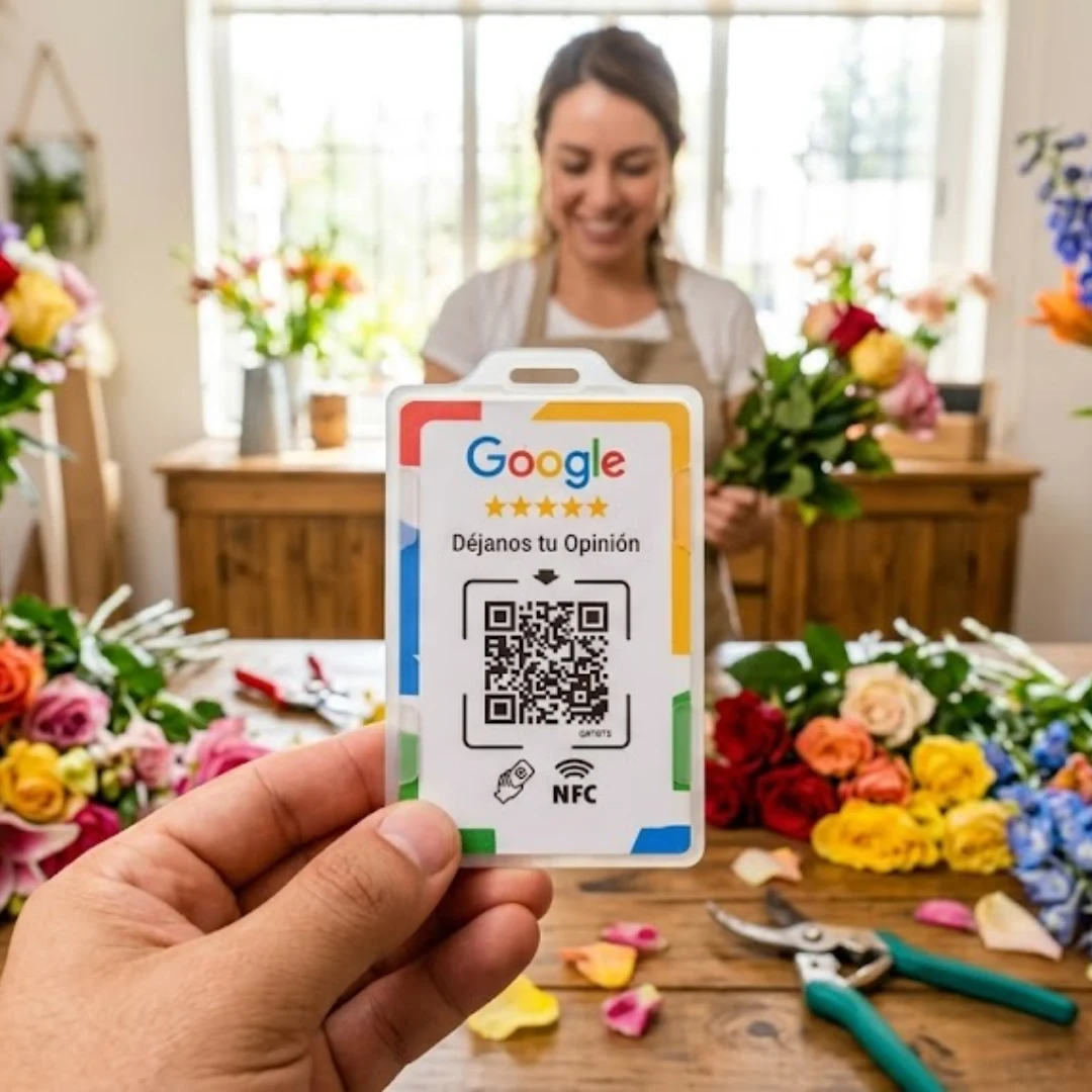 Cliente usando tarjeta NFC