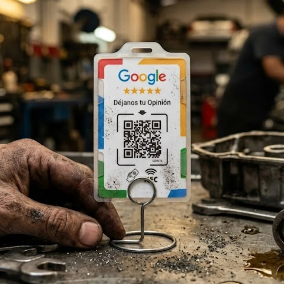 Cliente usando tarjeta NFC